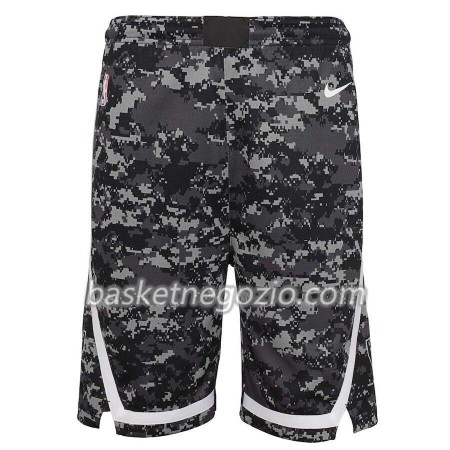 San Antonio Spurs Uomo Pantaloncini Nero 2 2018-19 Nike Swingman